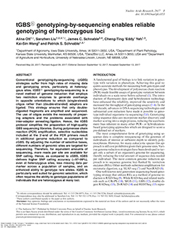 tGBS<sup>®</sup> genotyping-by-sequencing enables reliable genotyping of heterozygous loci